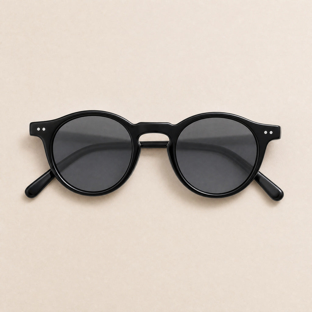 Gafas de sol para mujer, gafas solares redondas Retro para - flat