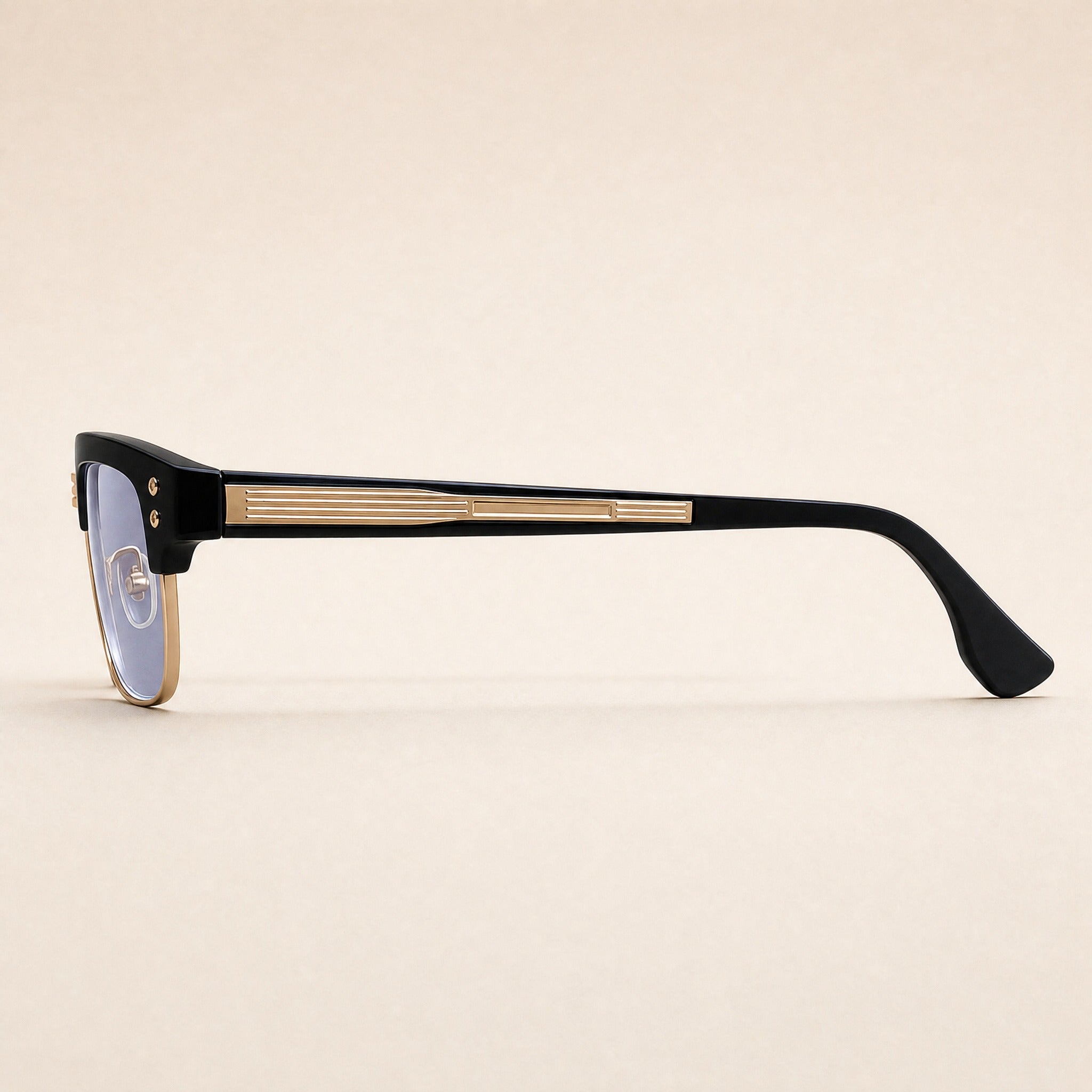 Gafas de Lectura Vintage Semi-Rimless Montura Retro con - side