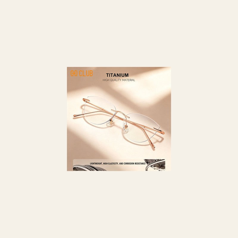 Gafas de Lectura sin Montura para Mujer, Gafas Ópticas de